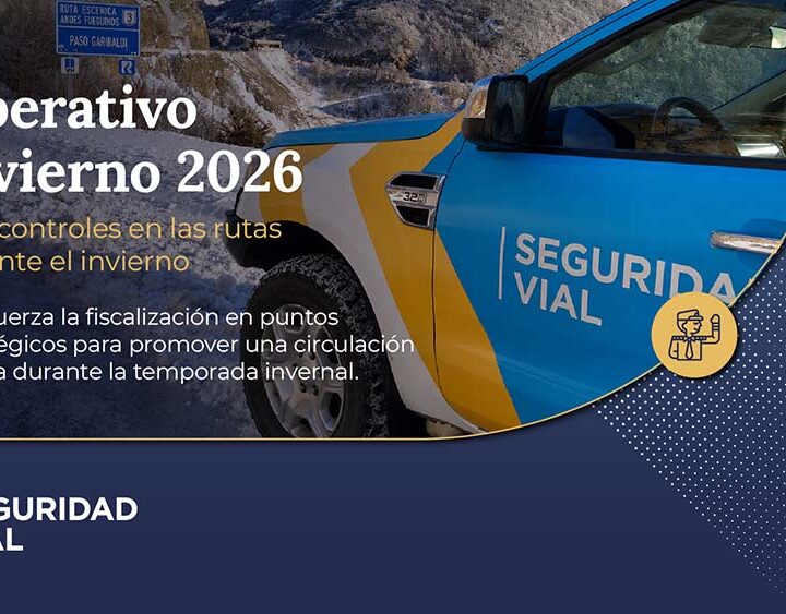 Operativo invierno: se desplegarán controles fijos y dinámicos en las principales rutas del país