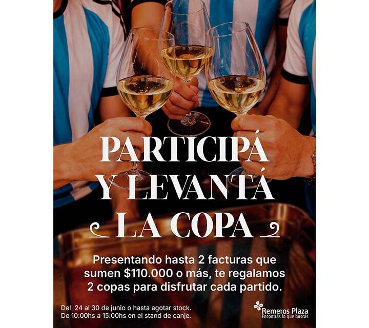 Arthur Newton realiza la campaña “Levanta la Copa”: un beneficio exclusivo para palpitar el Mundial junto a Remeros Plaza