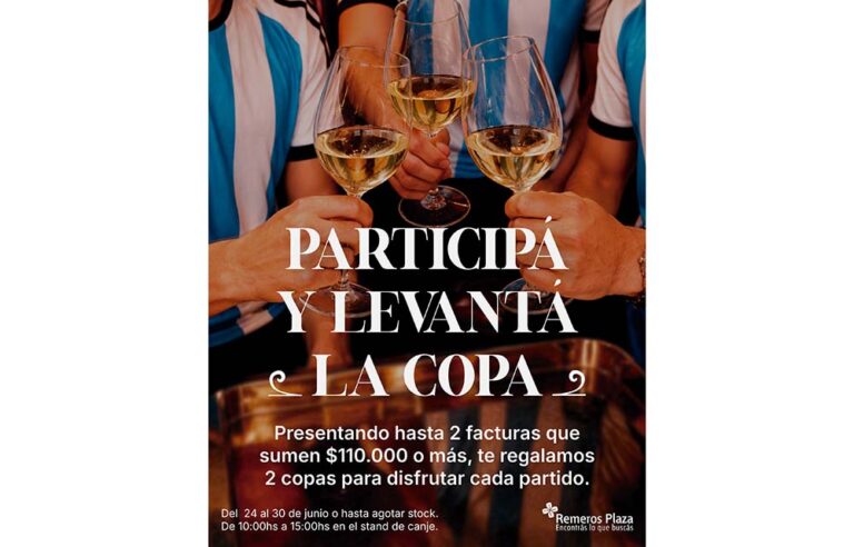 Arthur Newton realiza la campaña “Levanta la Copa”: un beneficio exclusivo para palpitar el Mundial junto a Remeros Plaza
