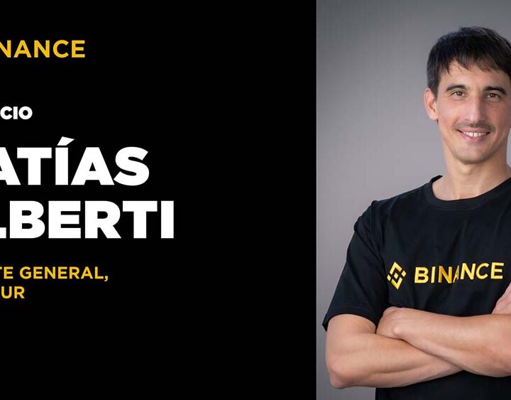 Binance nombra a Matías Alberti como Gerente General para Argentina y Cono Sur