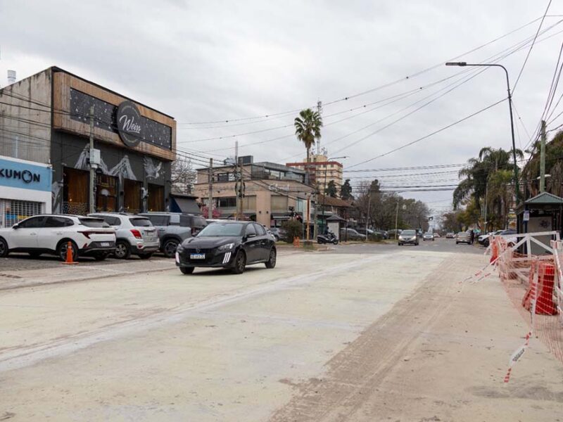 San Isidro habilitó Blanco Encalada y avanza con el Plan de Reparación de Calles y Veredas
