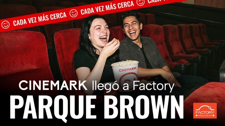 Cinemark inauguró un nuevo complejo en Factory Parque Brown