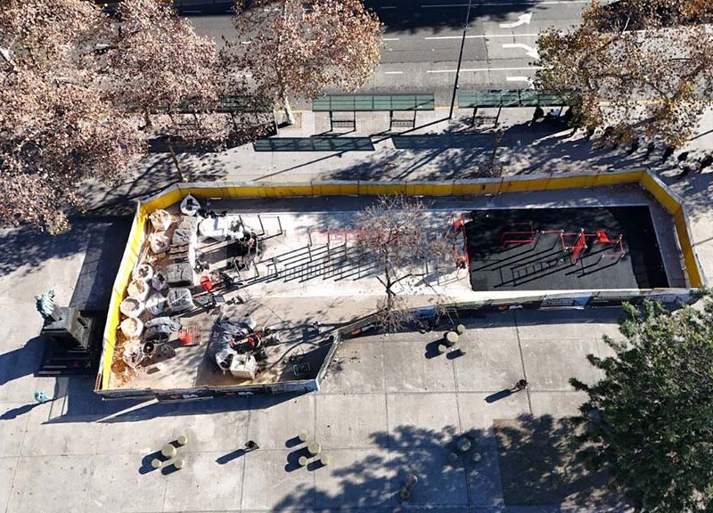 La Ciudad suma nuevo equipamiento deportivo y un patio de juegos a Plaza Constitución