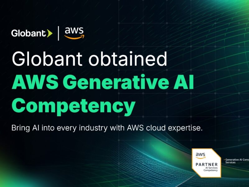 Globant Obtiene La Competencia de IA Generativa de AWS Impulsando Soluciones de IA Con Retorno de Inversión a Nivel Empresarial
