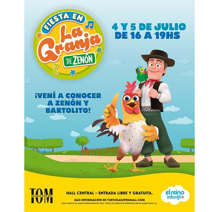 “Vacaciones de invierno”: La Granja de Zenón llega a Tortugas Open Mall