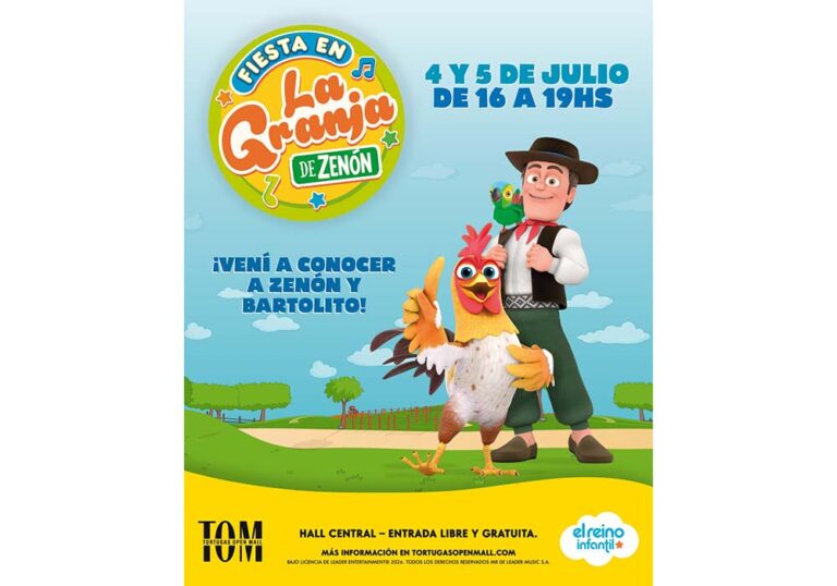 “Vacaciones de invierno”: La Granja de Zenón llega a Tortugas Open Mall