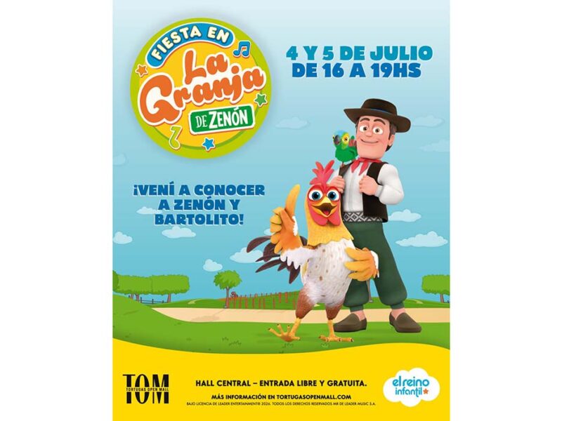 “Vacaciones de invierno”: La Granja de Zenón llega a Tortugas Open Mall