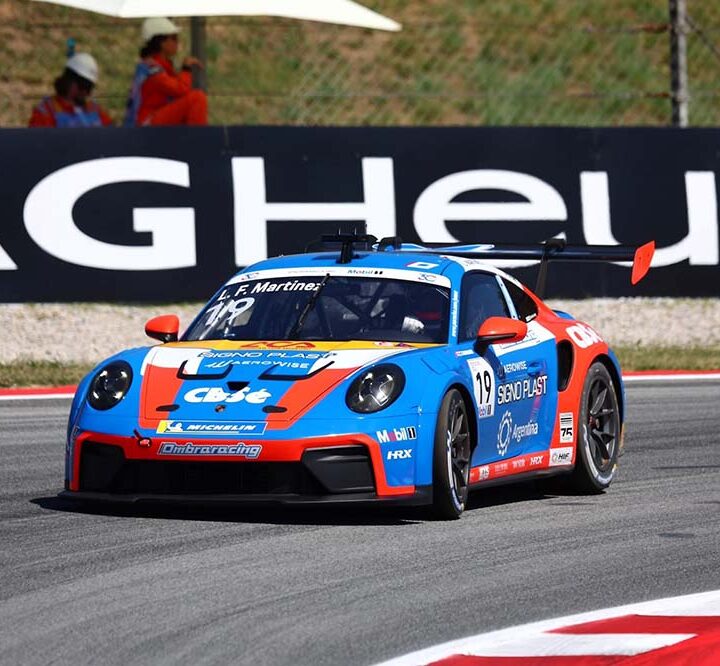 Luciano Martínez compite junto a la Fórmula 1 en Spa-Francorchamps