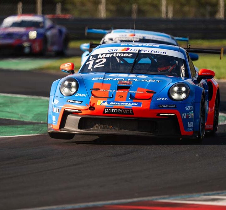 Luciano Martínez corre este fin de semana en Vallelunga por la cuarta fecha de la Porsche Carrera Cup Italia