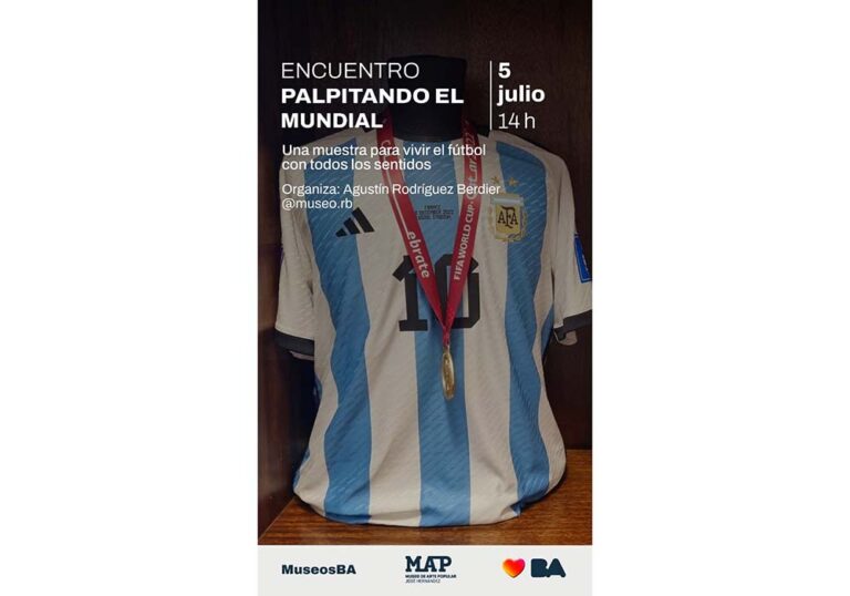 Encuentro PALPITANDO EL MUNDIAL en el Museo de Arte Popular José Hernández