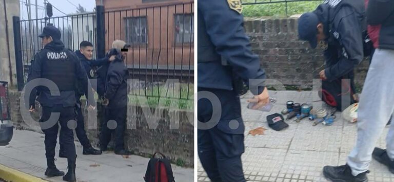 La Patrulla Urbana del municipio detuvo a otro robamedidores