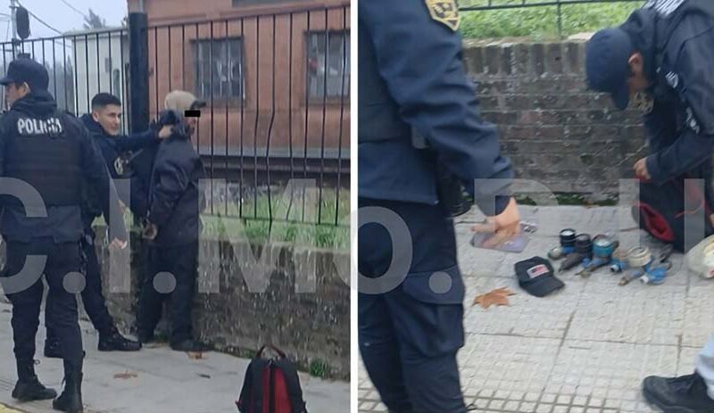 La Patrulla Urbana del municipio detuvo a otro robamedidores