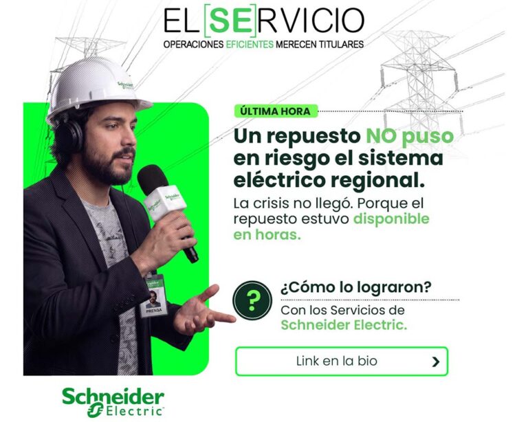 Cuando todo funciona, también hay una noticia: Schneider Electric lanza “EL SERVICIO”, su nueva campaña regional