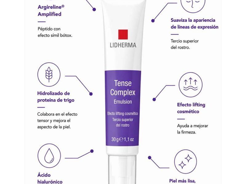 Tense Complex Emulsion: Lo nuevo de Lidherma para cuidar el tercio superior del rostro