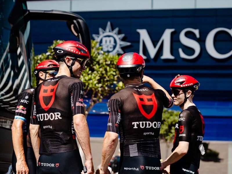 MSC Cruceros da la bienvenida a Tudor Pro Cycling a bordo del MSC World Europa antes de la gran salido del Tour de Francia