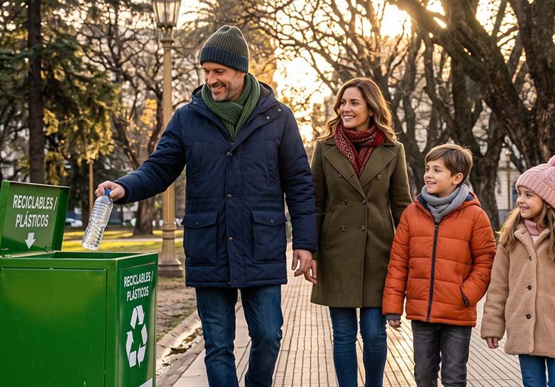 Vacaciones de invierno: cómo mantener el hábito del reciclaje ante el aumento del consumo en paseos y salidas