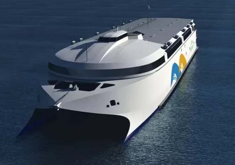 El ferry 100% eléctrico más grande del mundo inicia su viaje hacia el Río de la Plata