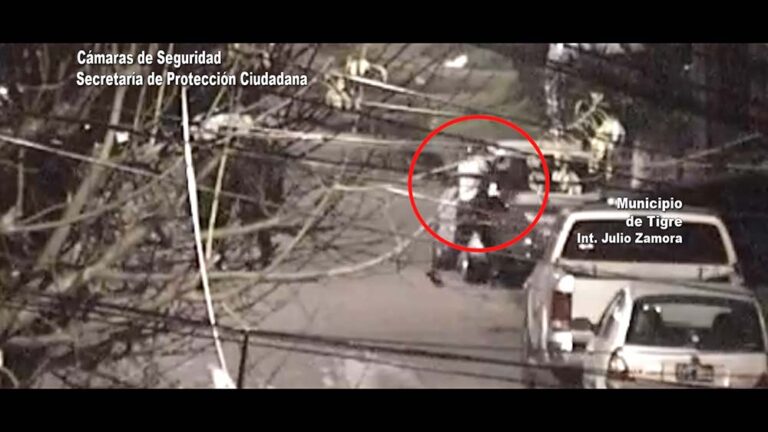 Ocasionó destrozos en la vía pública, fue detectado por las cámaras y aprehendido por el COT