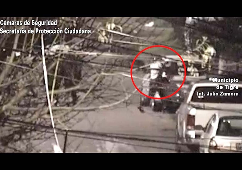 Ocasionó destrozos en la vía pública, fue detectado por las cámaras y aprehendido por el COT