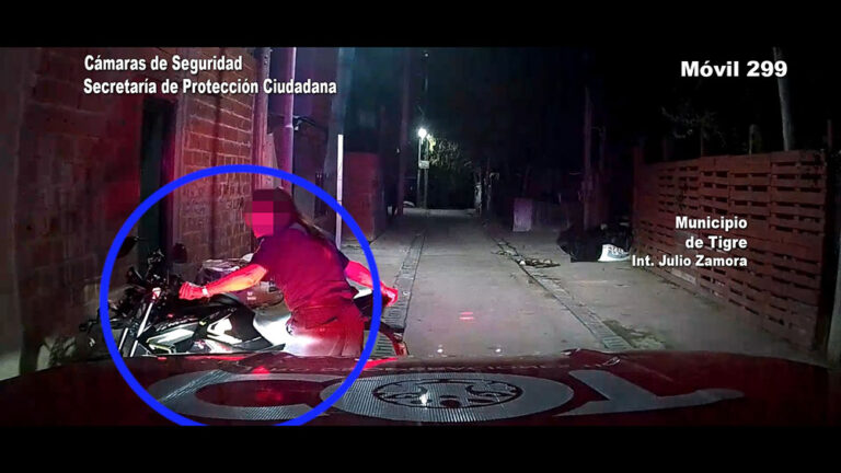 Rincón de Milberg: el COT detuvo a un hombre que hurtó una moto en plena madrugada