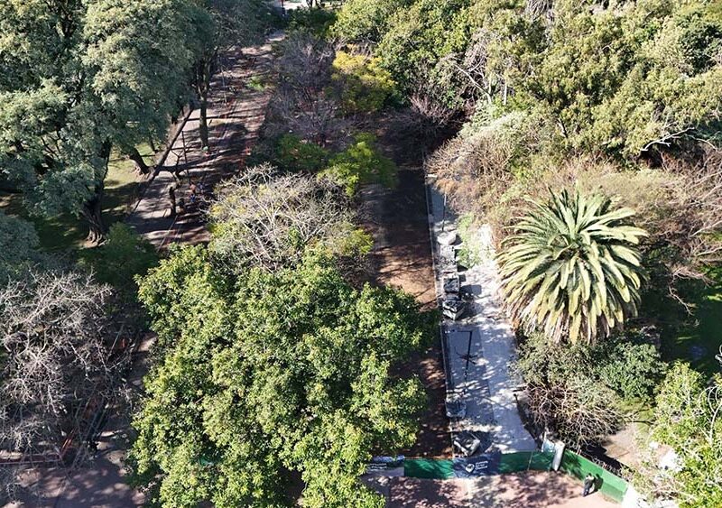 Avanza la puesta en valor de la calle Lillo en Parque Centenario