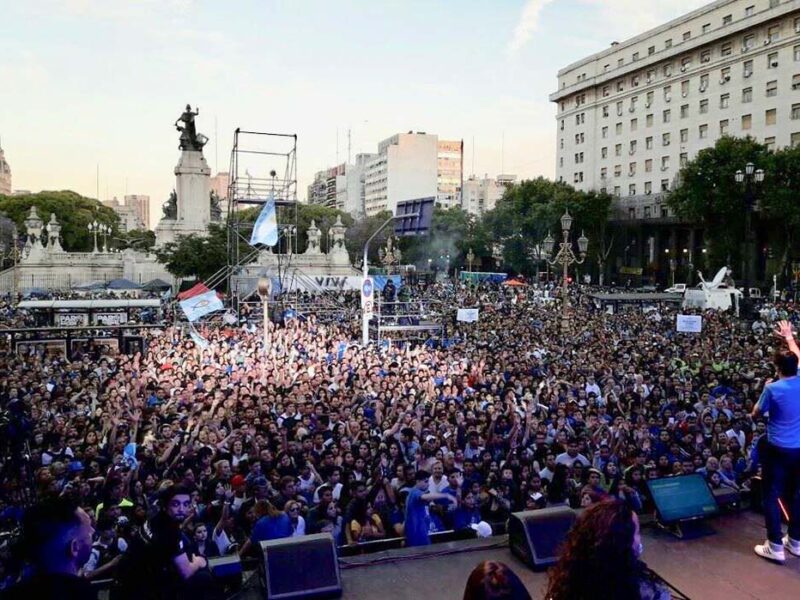 Multitudinaria jornada de fe en las calles de Buenos Aires con «Marcho por Jesús»