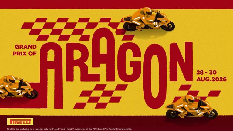 Pirelli presenta un nuevo neumático delantero y uno trasero SCX para Moto2™ en Aragón