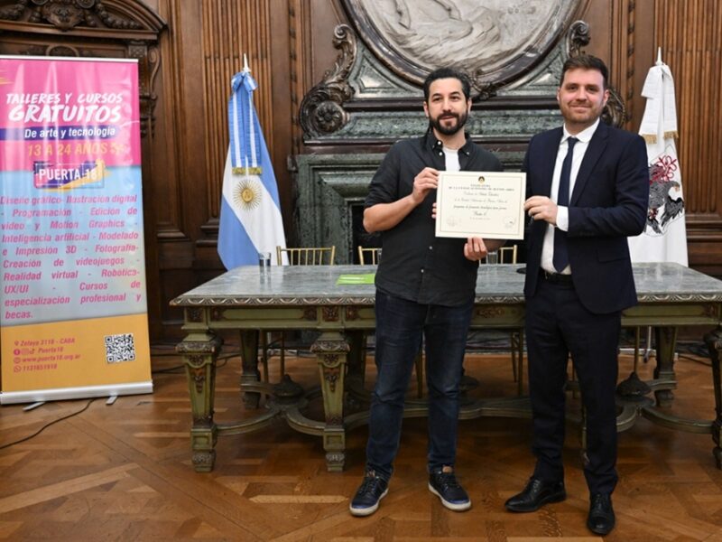 PUERTA 18 fue reconocido por la Legislatura Porteña como Espacio de Interés Cultural