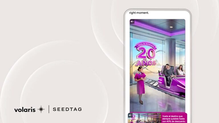 Volaris y Seedtag presentan el caso de éxito de la campaña por el 20° aniversario de la compañía aérea