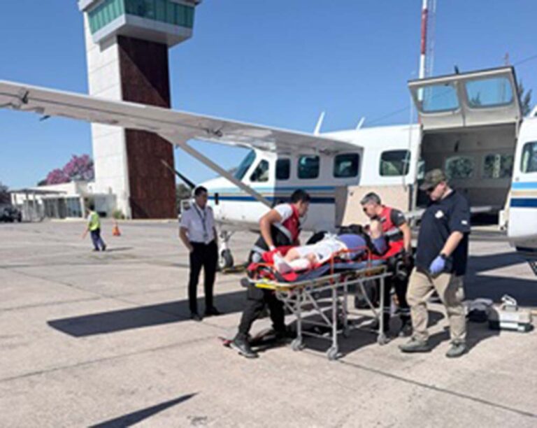 Vuelo Sanitario inédito en la Provincia de Buenos Aires