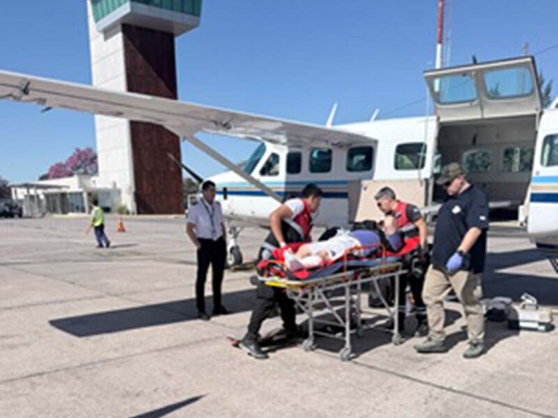 Vuelo Sanitario inédito en la Provincia de Buenos Aires