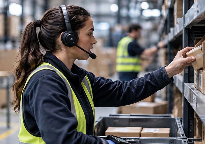 Del auricular al embalaje, la tecnología transforma el trabajo en los depósitos