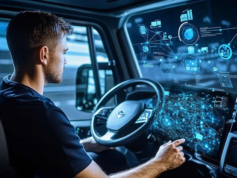 Distracciones, frenadas y velocidad: los datos que hoy revela un camión durante el viaje
