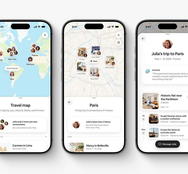 Mapas interactivos entre amigos e IA: así es la nueva forma de buscar y planear viajes en Airbnb
