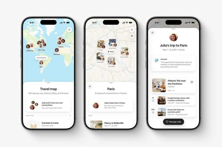 Mapas interactivos entre amigos e IA: así es la nueva forma de buscar y planear viajes en Airbnb