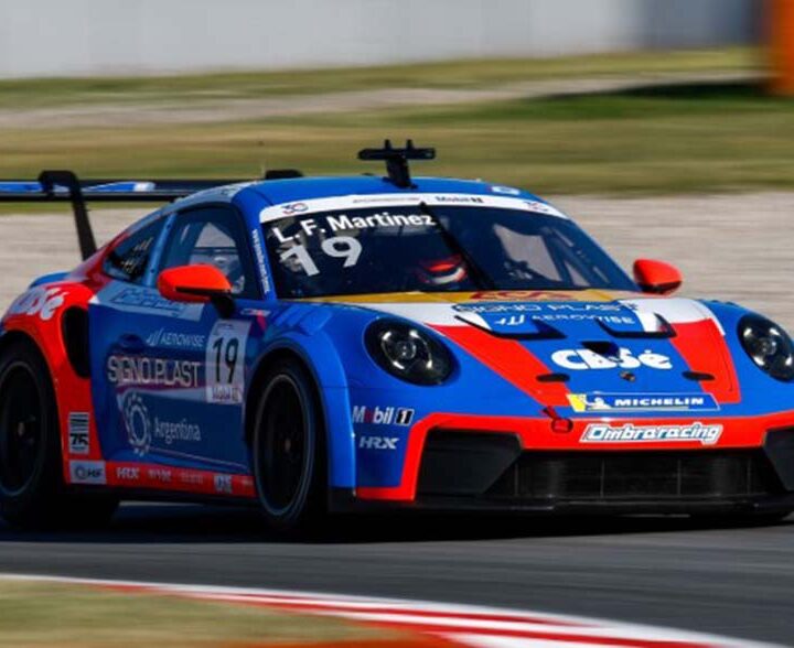 Luciano Martínez corre este fin de semana en Misano por la quinta fecha de la Porsche Carrera Cup Italia