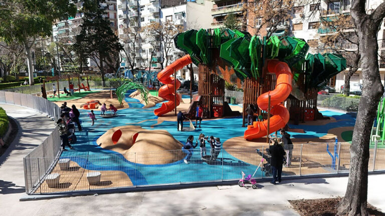 Más juego y encuentro: la Ciudad renovó la Plaza Almagro