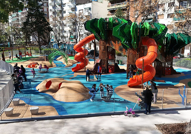 Más juego y encuentro: la Ciudad renovó la Plaza Almagro