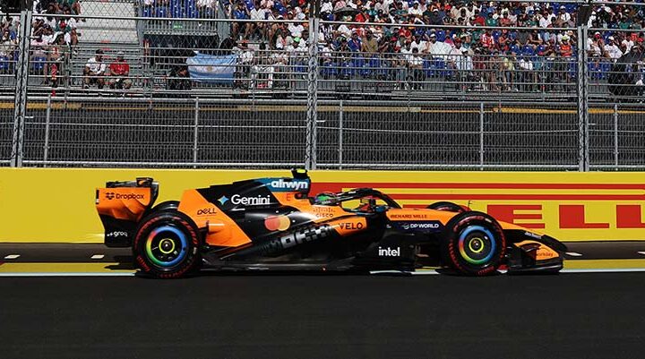 Norris en la pole, neumático duro será el centro de la batalla de mañana