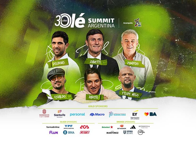 Llega el Olé Summit Argentina 2026: deporte, tecnología, entretenimiento y networking en un mismo lugar