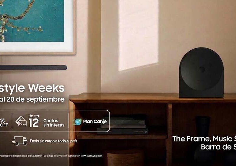 Samsung Lifestyle Weeks: promociones exclusivas en tecnología que decora el hogar