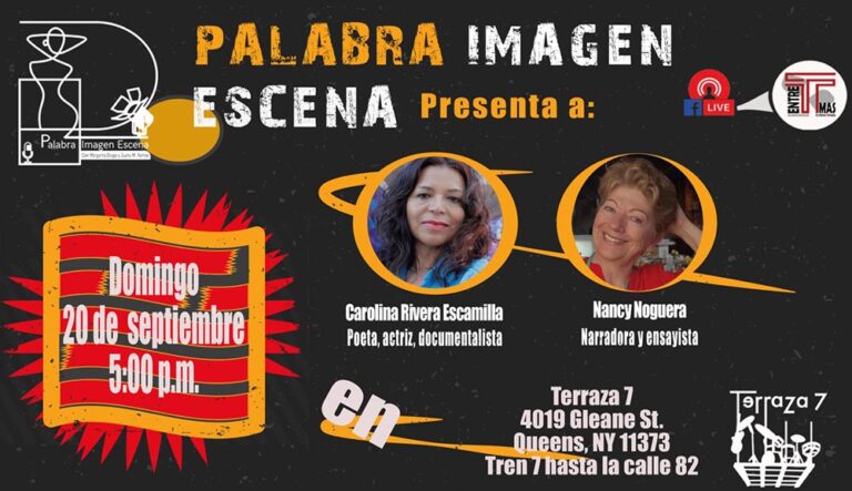 La salvadoreña Carolina Rivera Escamilla y la venezolana Nancy Noguera comparten sus saberes en palabra, imagen y escena