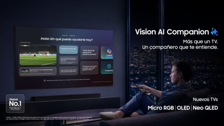Vision AI Companion: la tecnología que convierte a las pantallas de Samsung en un centro de interacción inteligente