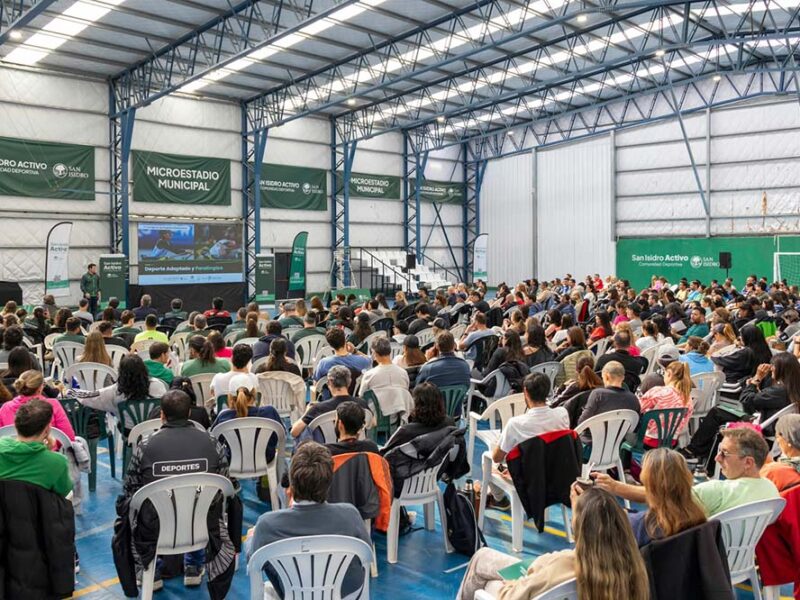 San Isidro reunió a 370 profesores de educación física en el primer Congreso de Deporte Adaptado