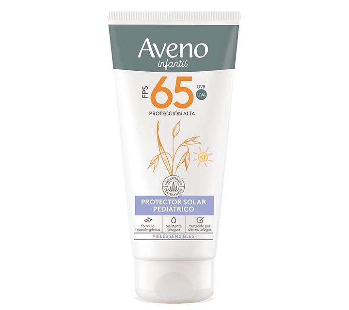 Aveno presenta su nuevo Protector Solar Pediátrico FPS 65 para cuidar la piel sensible de los más chicos