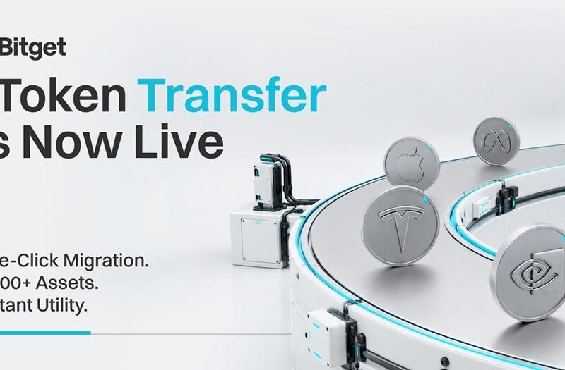 Bitget lanza transferencias de rTokens para más de 3.000 acciones estadounidenses y amplía el acceso a los activos del mundo real (RWA)