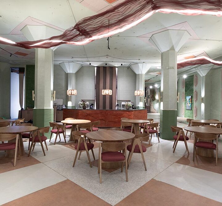 Alba incorpora color y texturas, respetando huellas originales y exaltando el diseño contemporáneo, en Palacio Molina, la nueva sede de Casa FOA