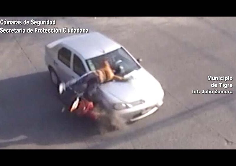 Conducción imprudente de motociclista causó un siniestro vehícular en Rincón de Milberg