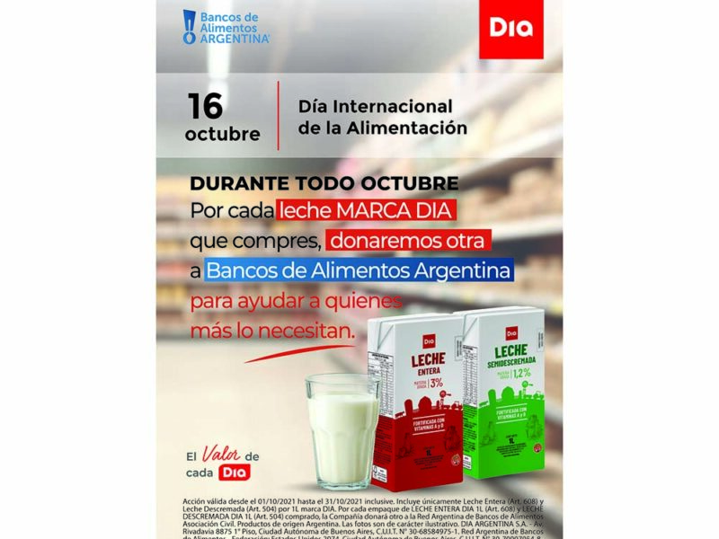 Dia y Bancos de Alimentos Argentina consolidan su alianza en el marco del Día Mundial de la Alimentación