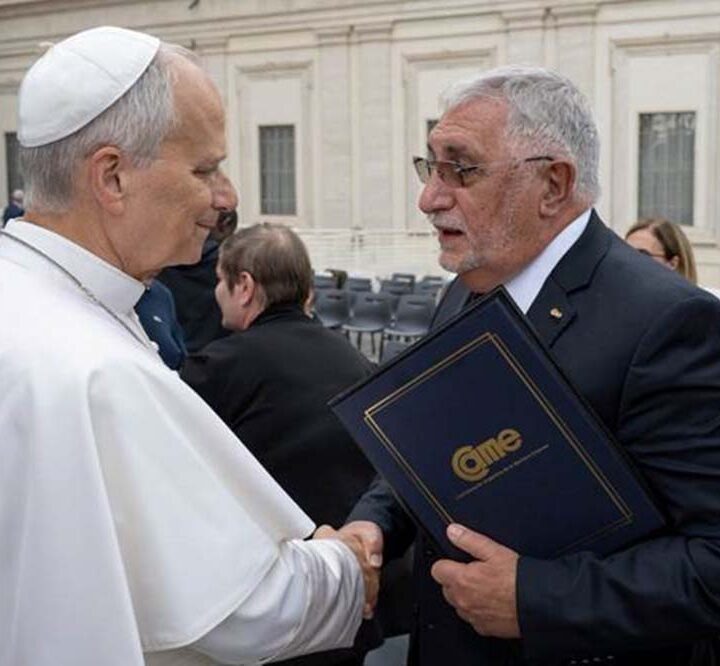 El presidente de CAME llevó al papa León XIV la voz federal de las pymes argentinas